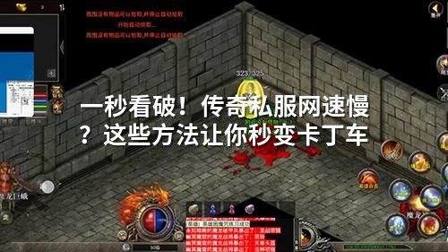 一秒看破!传奇私服网速慢?这些方法让你秒变卡丁车