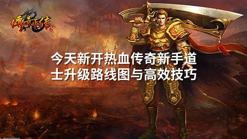 今天新开热血传奇新手道士升级路线图与高效技巧