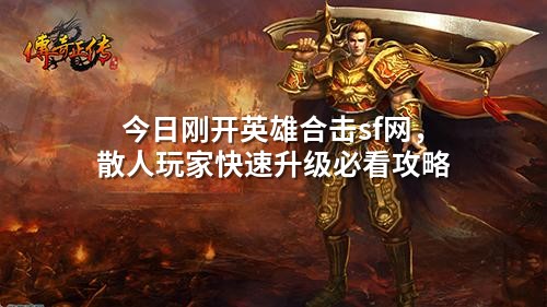 今日刚开英雄合击sf网,散人玩家快速升级必看攻略