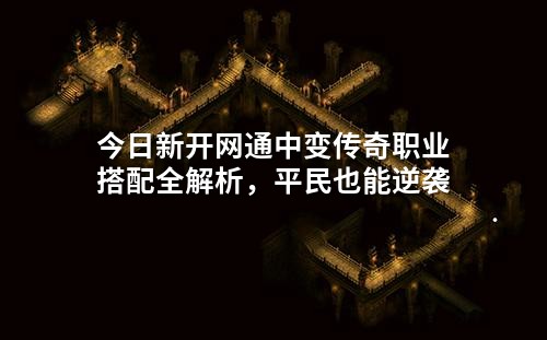 今日新开网通中变传奇职业搭配全解析,平民也能逆袭