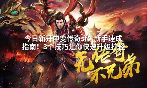 今日新开中变传奇sf:新手速成指南!3个技巧让你快速升级打怪