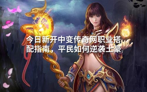 今日新开中变传奇网职业搭配指南，平民如何逆袭土豪