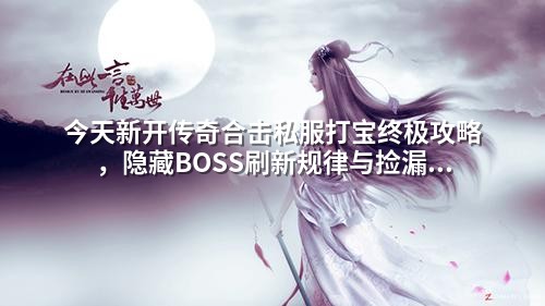 今天新开传奇合击私服打宝终极攻略,隐藏BOSS刷新规律与捡漏技巧