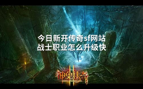 今日新开传奇sf网站战士职业怎么升级快