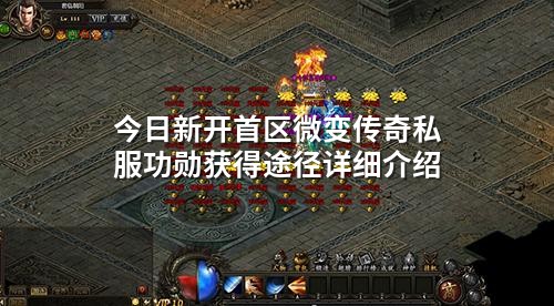 今日新开首区微变传奇私服功勋获得途径详细介绍