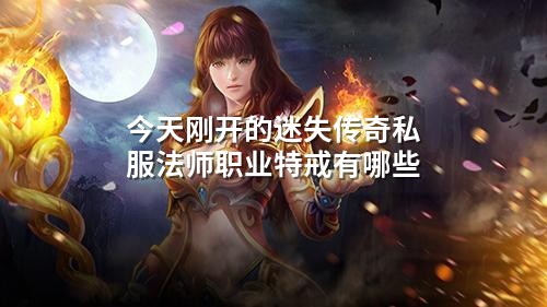 今天刚开的迷失传奇私服法师职业特戒有哪些