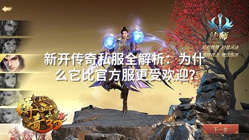 新开传奇私服全解析：为什么它比官方服更受欢迎？