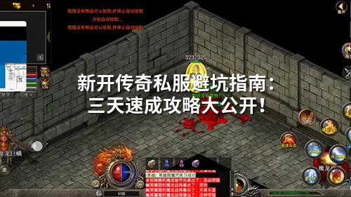 新开传奇私服避坑指南：三天速成攻略大公开！