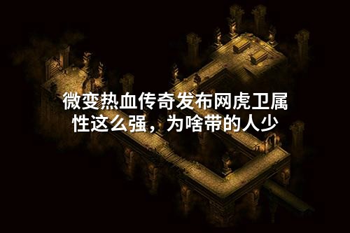 微变热血传奇发布网虎卫属性这么强,为啥带的人少