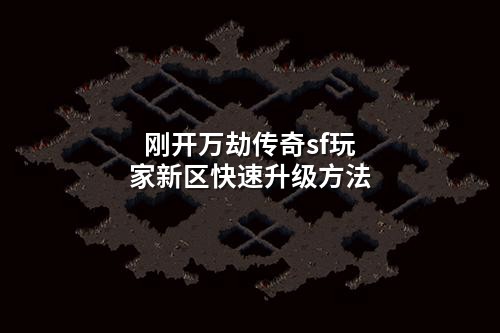 刚开万劫传奇sf玩家新区快速升级方法